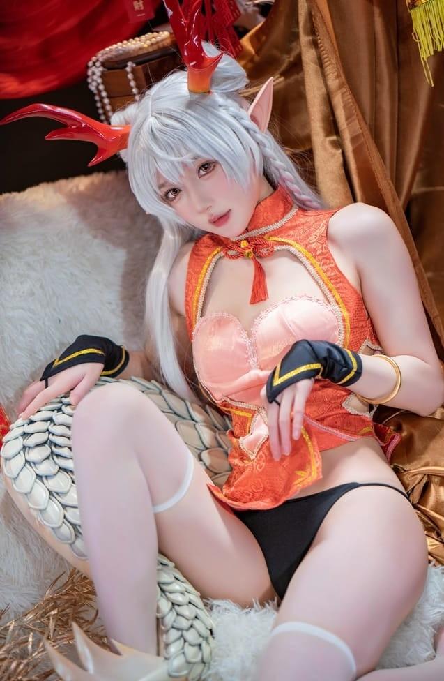阿包也是兔娘 NO.084 新春贺图 龙妹[45P1V-1.24G]